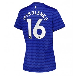Everton Vitaliy Mykolenko #16 Replika Hjemmebanetrøje Dame 2025-26 Kortærmet